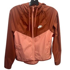 Nike Women's Brown and Pink Jacket